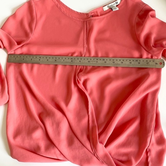 Forever 21 Blouse (pink/salmon color) - Picture 5 of 7